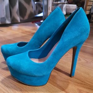 Jessica Simpson Turquoise Stiletto Heels